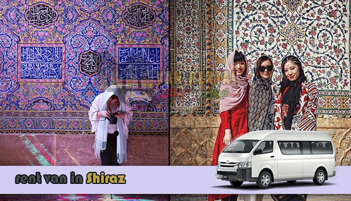 اجاره ون شیراز برای گردشگران خارجی